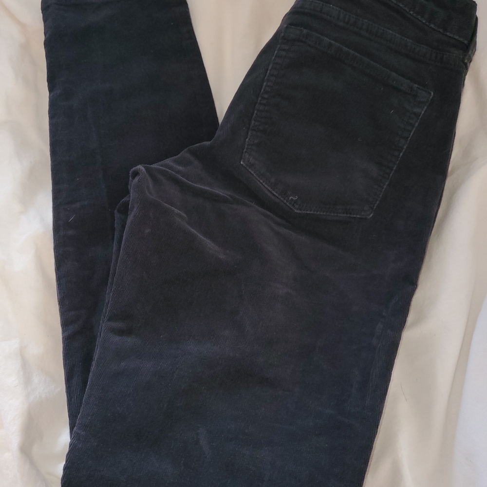 Banana Republic Charcoal Grey Skinny Corduroy 6